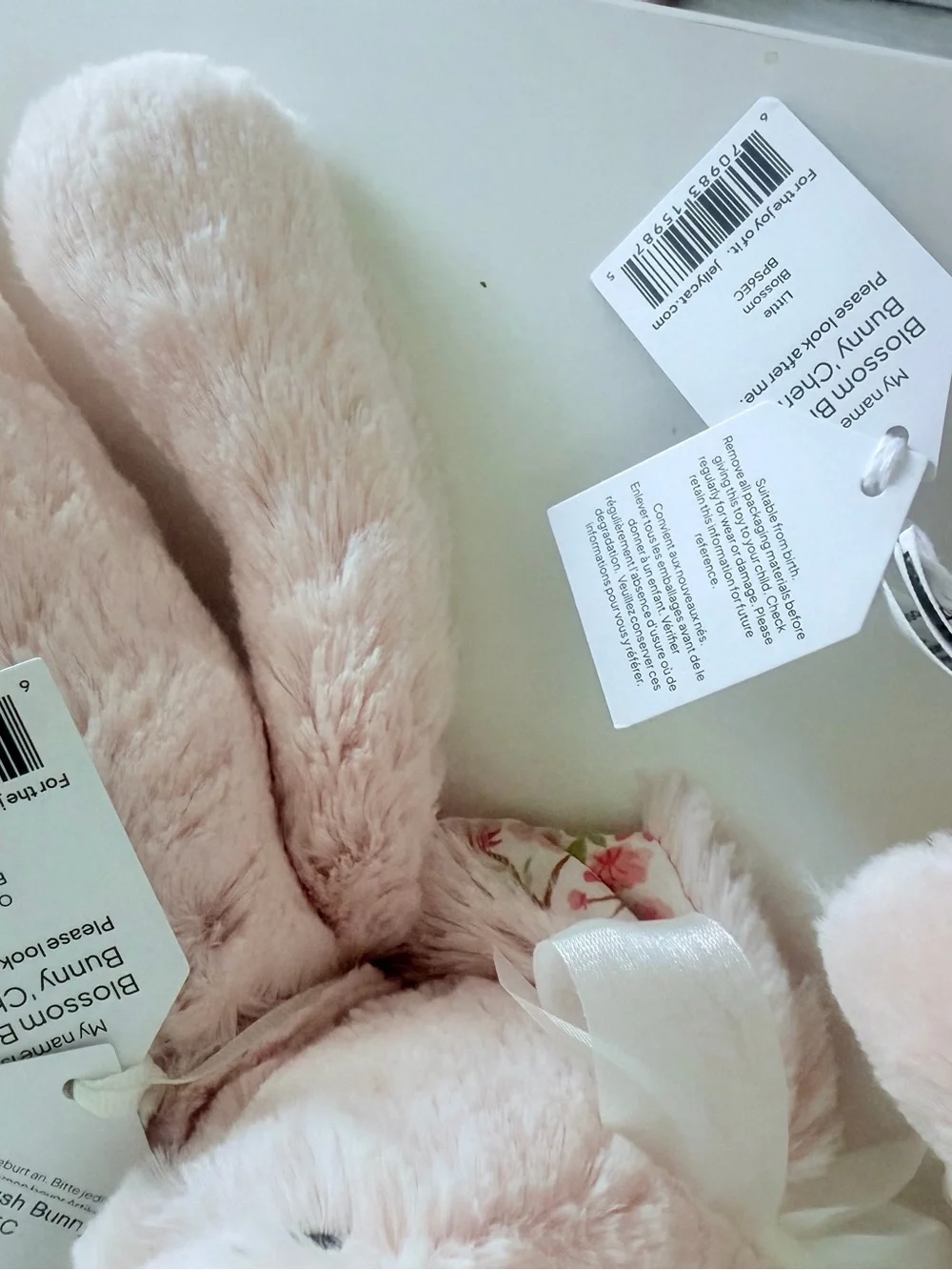 Jellycat Blossom Blush Bunny Cherry Bundle Set! BNWT! Fast shipping
